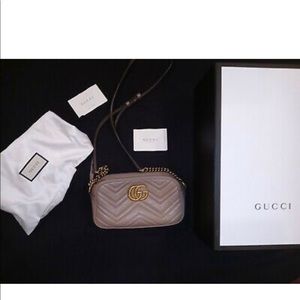 Authentic GUCCI Marmont mini shoulder bag